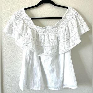 Off the Shoulder Cotton Top